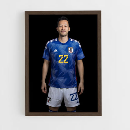 ap-maya yoshida-3 cadre Bois foncé