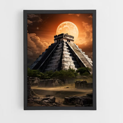 ap-mayan pyramid-3 cadre Noir