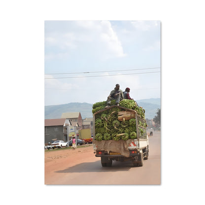 Poster Bananas on Wheels
