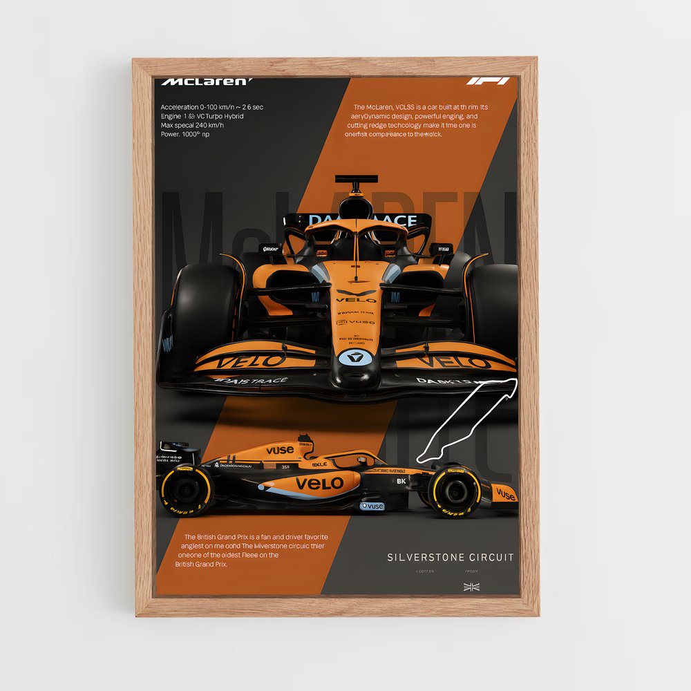 ap-mclaren-6 cadre Bois clair