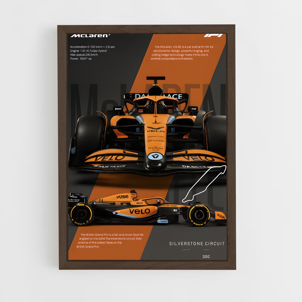 ap-mclaren-6 cadre Bois foncé