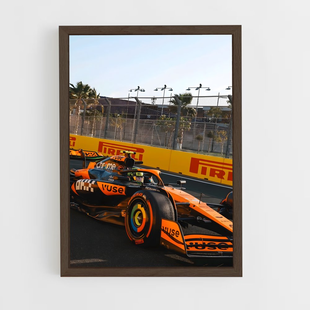 ap-mclaren f1 team-13 cadre Bois foncé