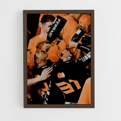 ap-mclaren f1 team-4 cadre Bois foncé