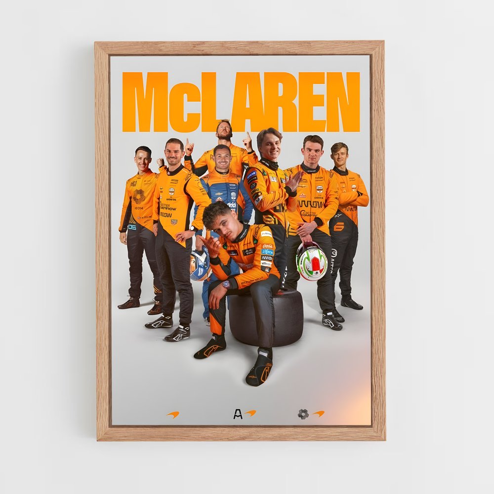 ap-mclaren f1 team-8 cadre Bois clair