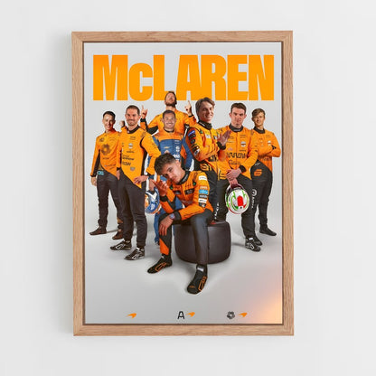 ap-mclaren f1 team-8 cadre Bois clair