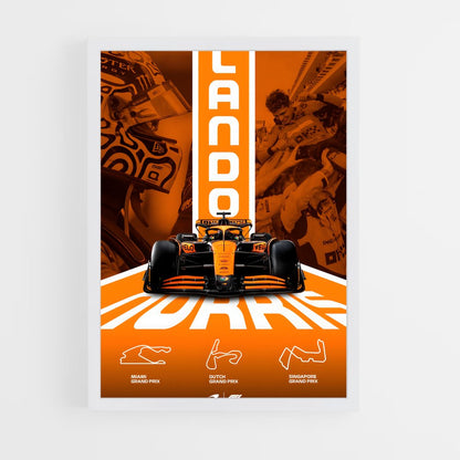 ap-mclaren f1 team-9 cadre Blanc