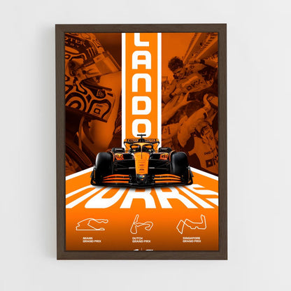 ap-mclaren f1 team-9 cadre Bois foncé