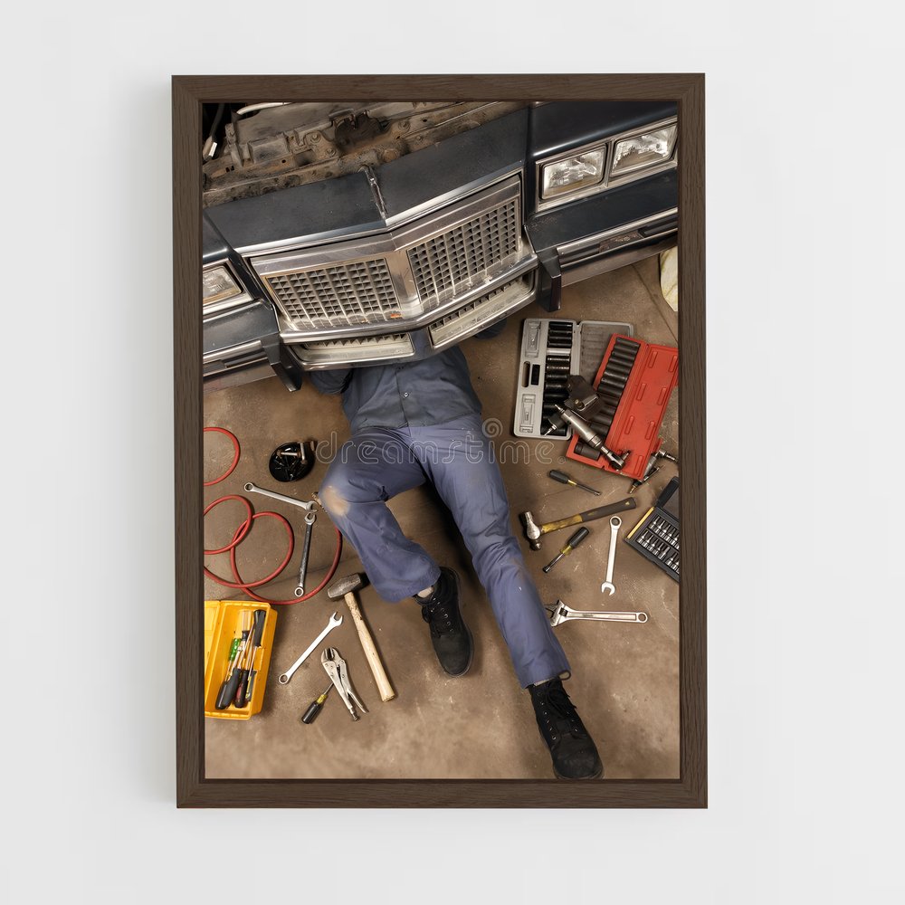 ap-mechanic-3 cadre Bois foncé