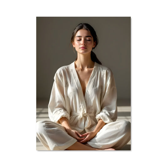 Poster Meditation pose 19192