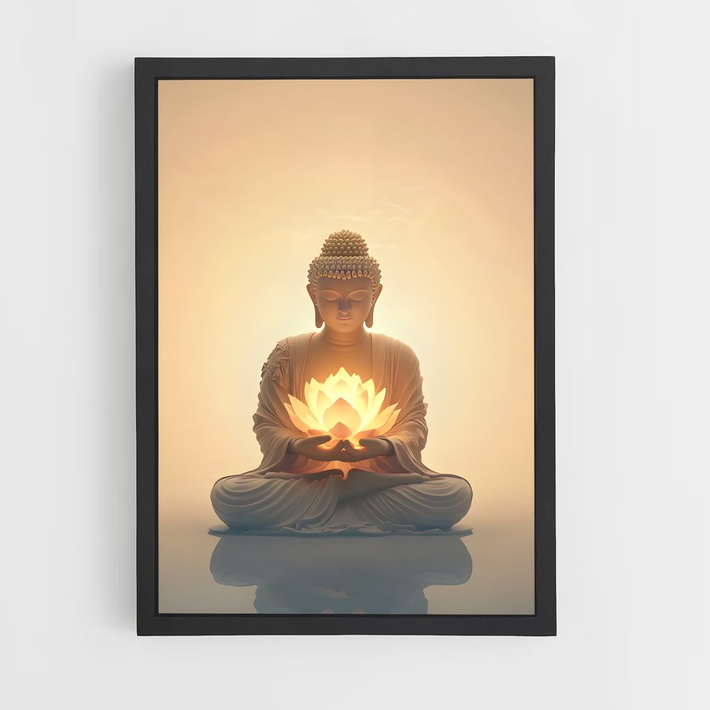 ap-meditation buddha-10 cadre Noir