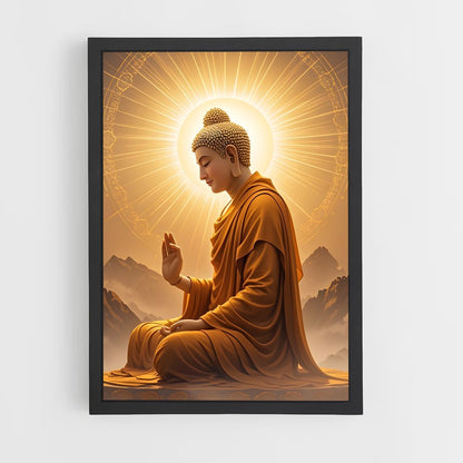 ap-meditation buddha-12 cadre Noir