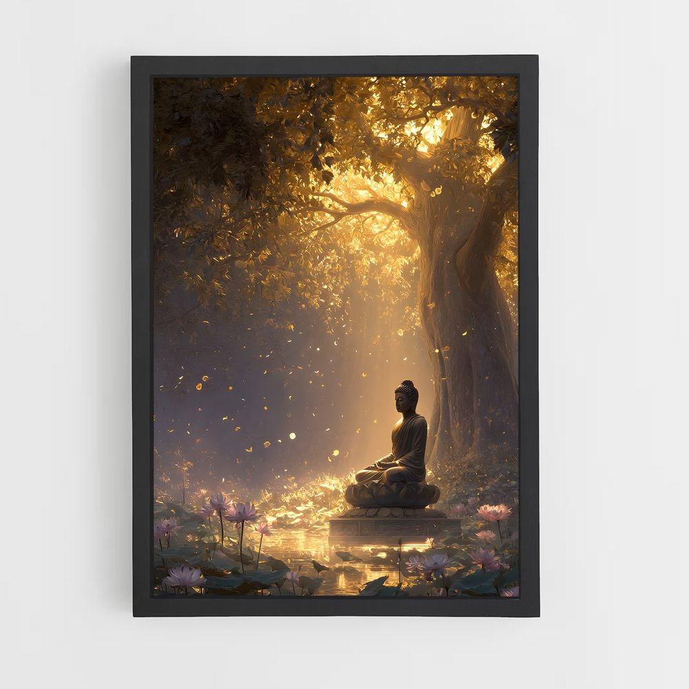 ap-meditation buddha-13 cadre Noir