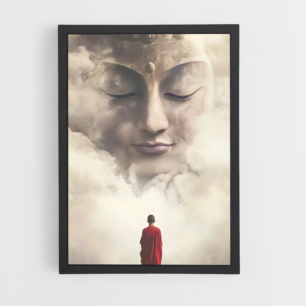 ap-meditation buddha-14 cadre Noir