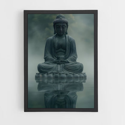 ap-meditation buddha-16 cadre Noir