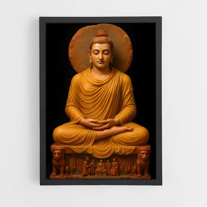 ap-meditation buddha-2 cadre Noir