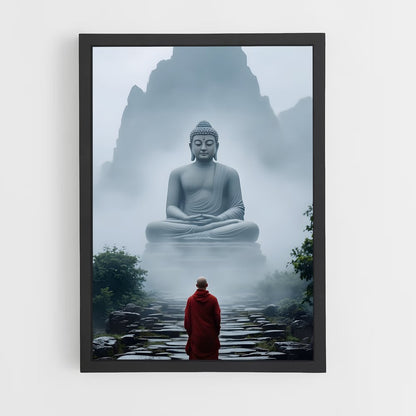 ap-meditation buddha-5 cadre Noir