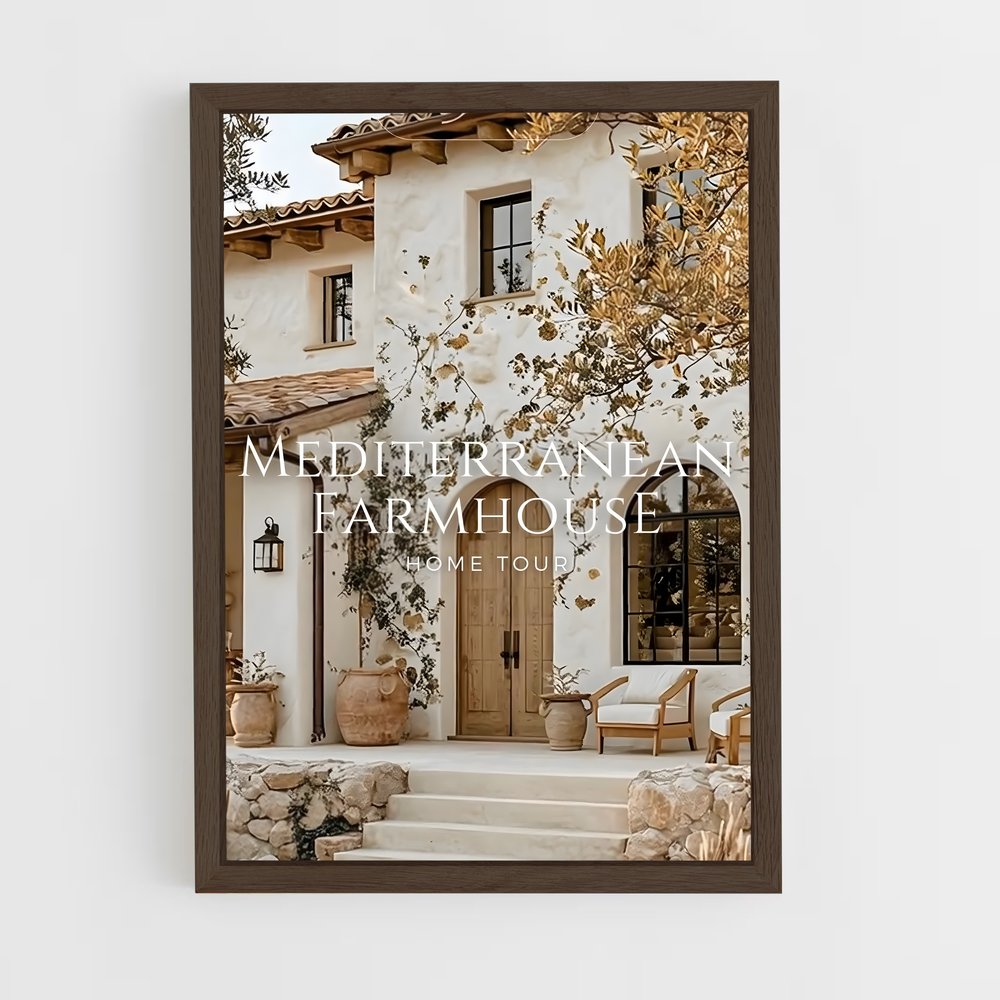 ap-mediterranean-15 cadre Bois foncé