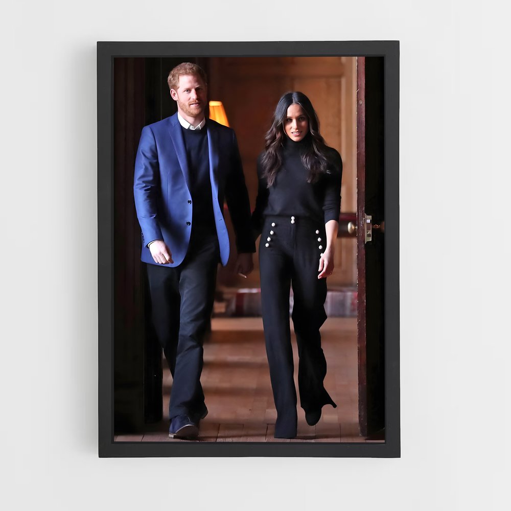 ap-meghan markle-3 cadre Noir