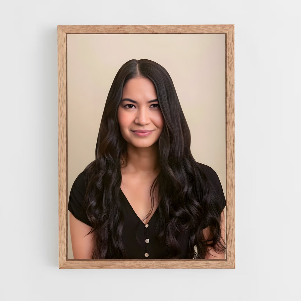 ap-melanie perkins-3 cadre Bois clair