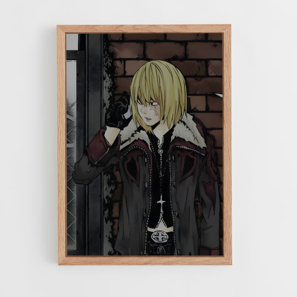 ap-mello death note-1 cadre Bois clair