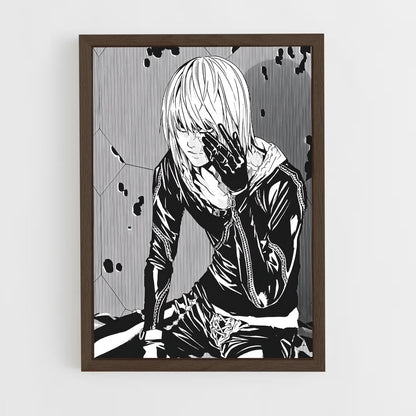 ap-mello death note-3 cadre Bois foncé