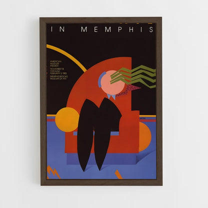 ap-memphis design-1 cadre Bois foncé