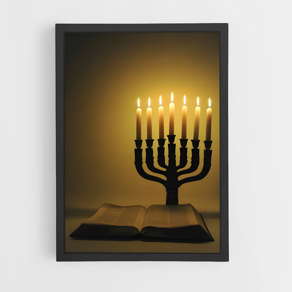 ap-menorah-1 cadre Noir