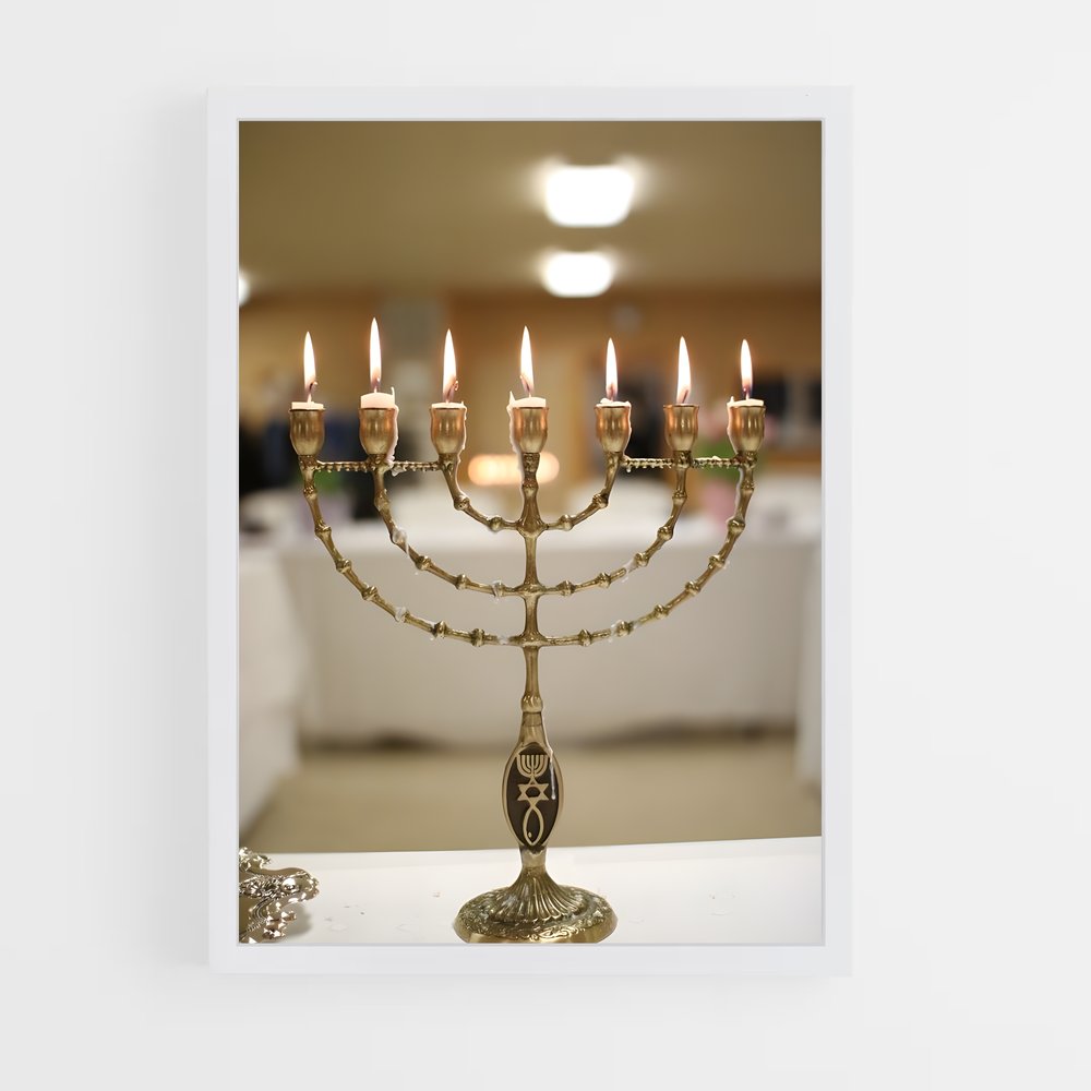 ap-menorah-2 cadre Blanc