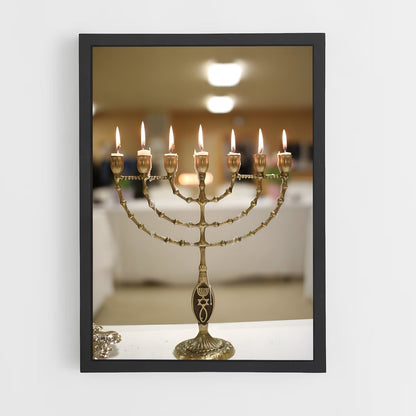ap-menorah-2 cadre Noir
