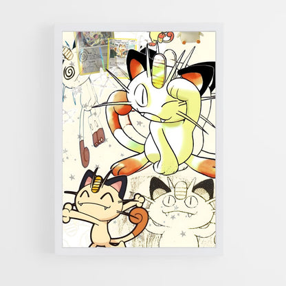 ap-meowth-2 cadre Blanc