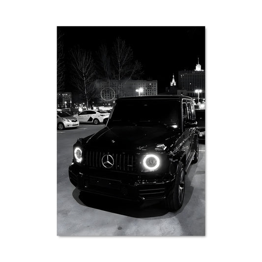 Poster SUV Noir Élégance