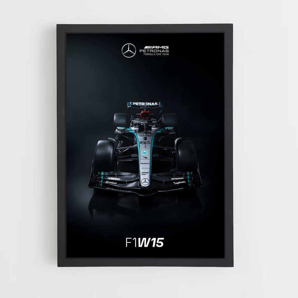 ap-mercedes-amg petronas f1 team-7 cadre Noir