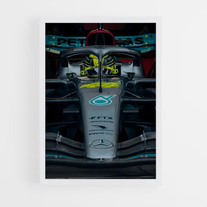 ap-mercedes w13-1 cadre Blanc