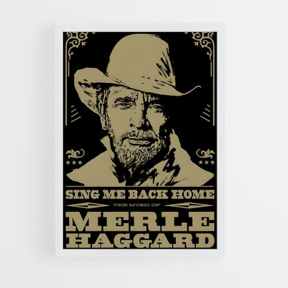 ap-merle haggard-5 cadre Blanc