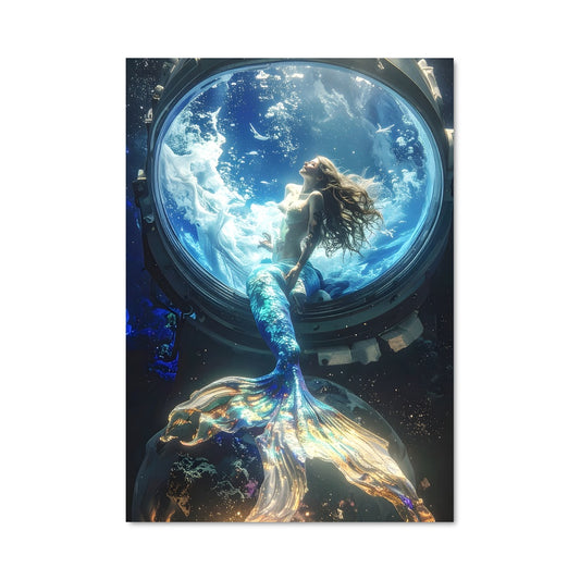 Poster Sirène Astronaute