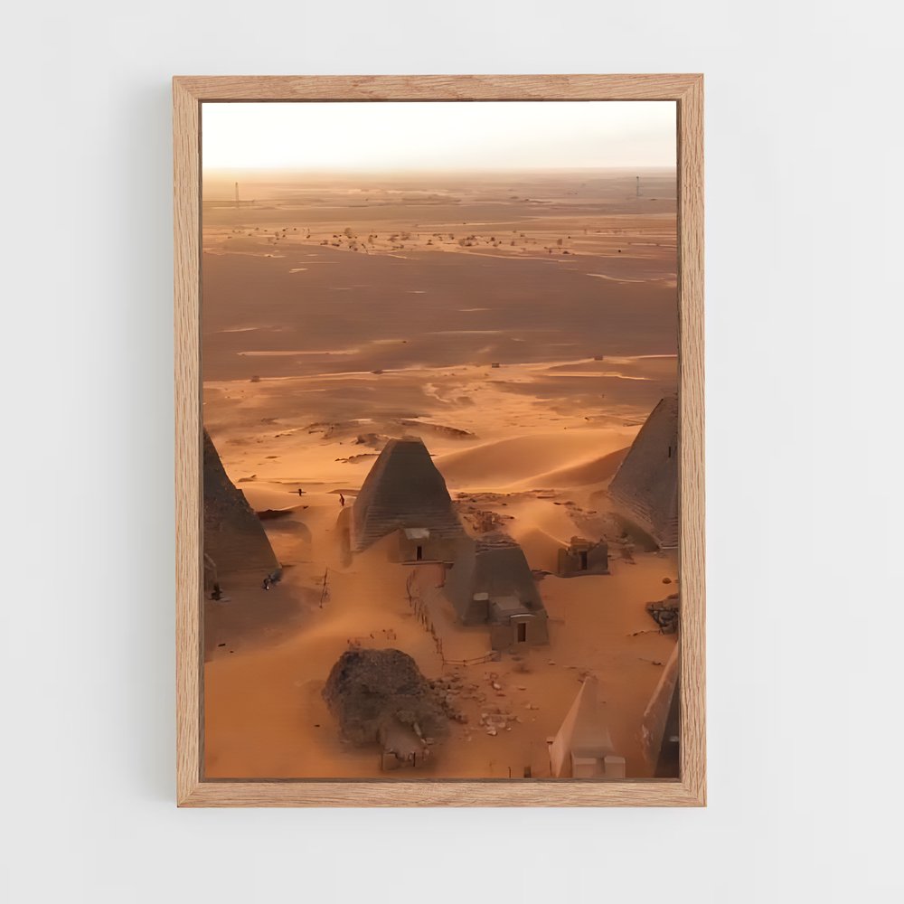 ap-meroe pyramids-4 cadre Bois clair