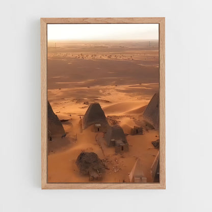 ap-meroe pyramids-4 cadre Bois clair