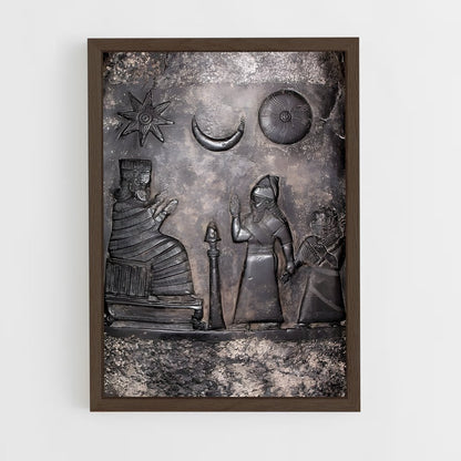 ap-mesopotamian mythology-4 cadre Bois foncé