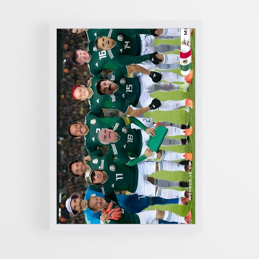 ap-mexico national football team-1 cadre Blanc
