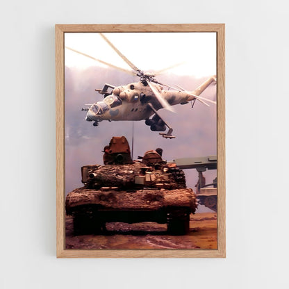 ap-mi-24 hind-2 cadre Bois clair