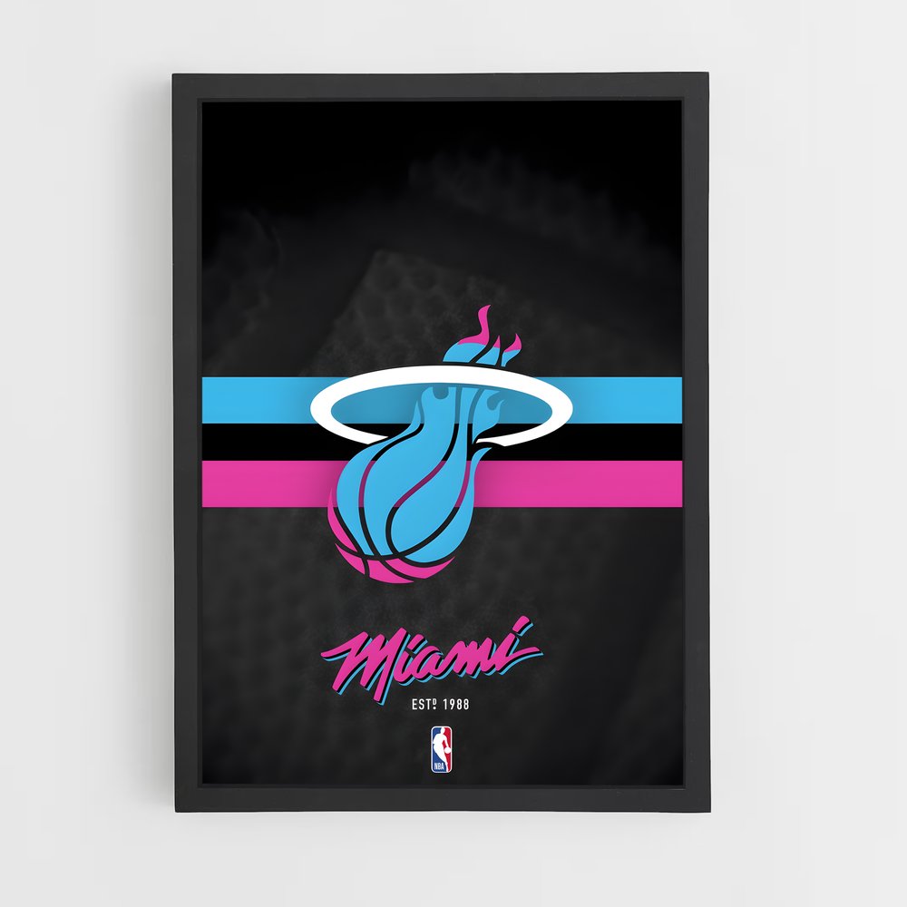 ap-miami heat-6 cadre Noir