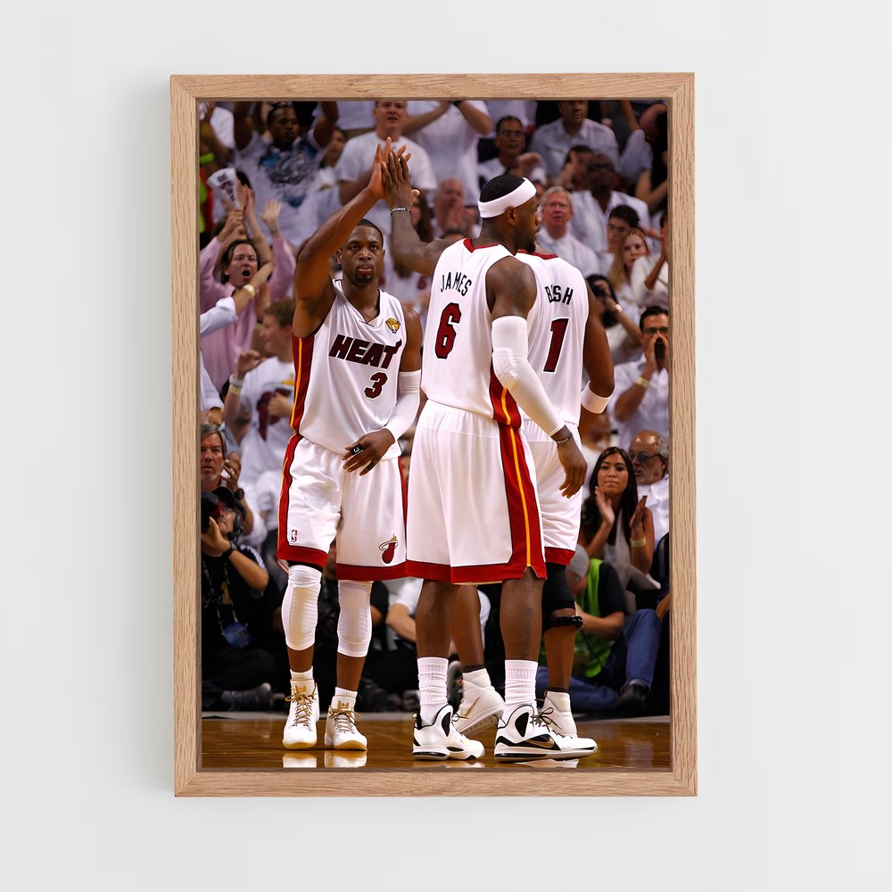ap-miami heat-7 cadre Bois clair