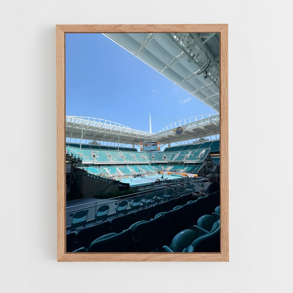 ap-miami open tennis-10 cadre Bois clair