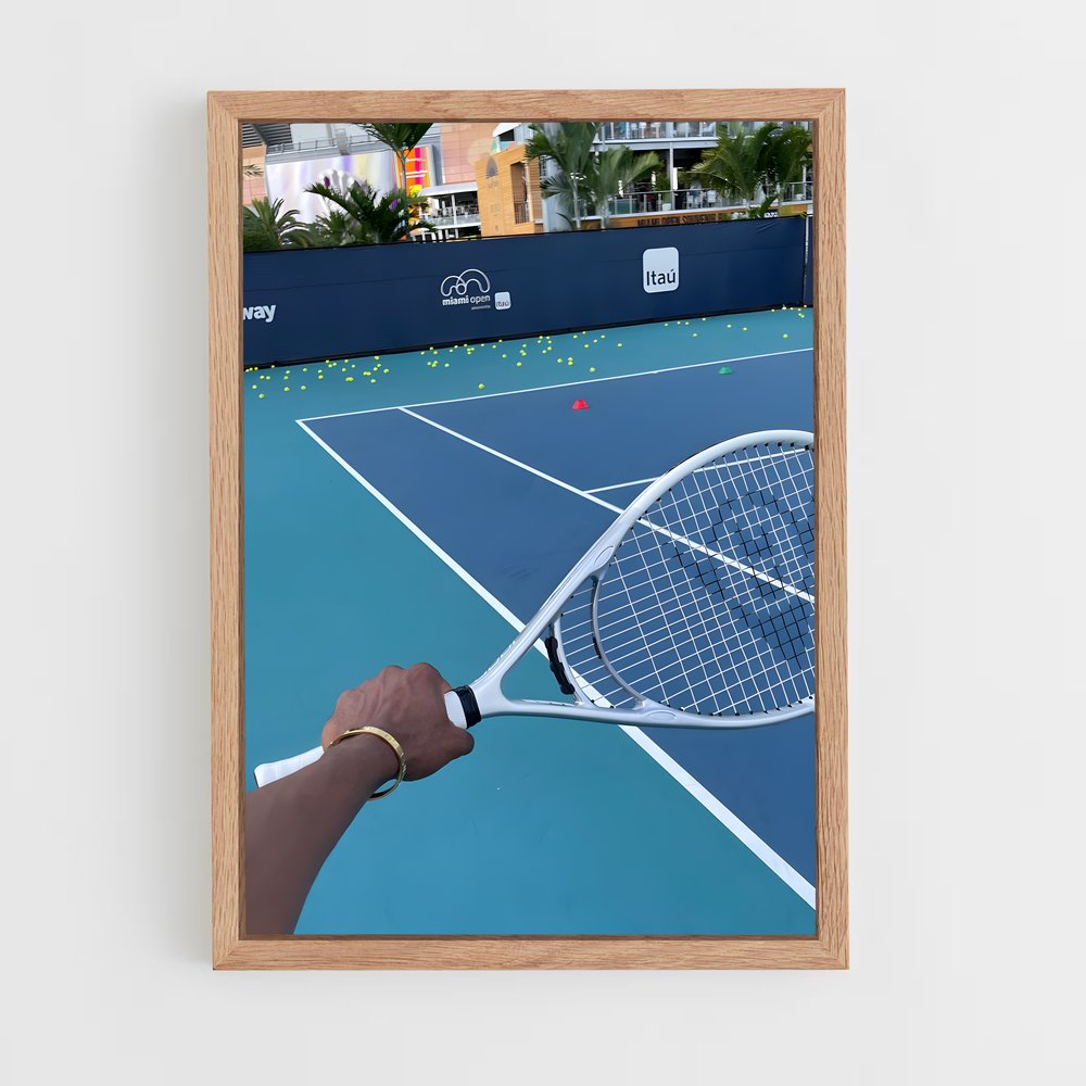 ap-miami open tennis-11 cadre Bois clair