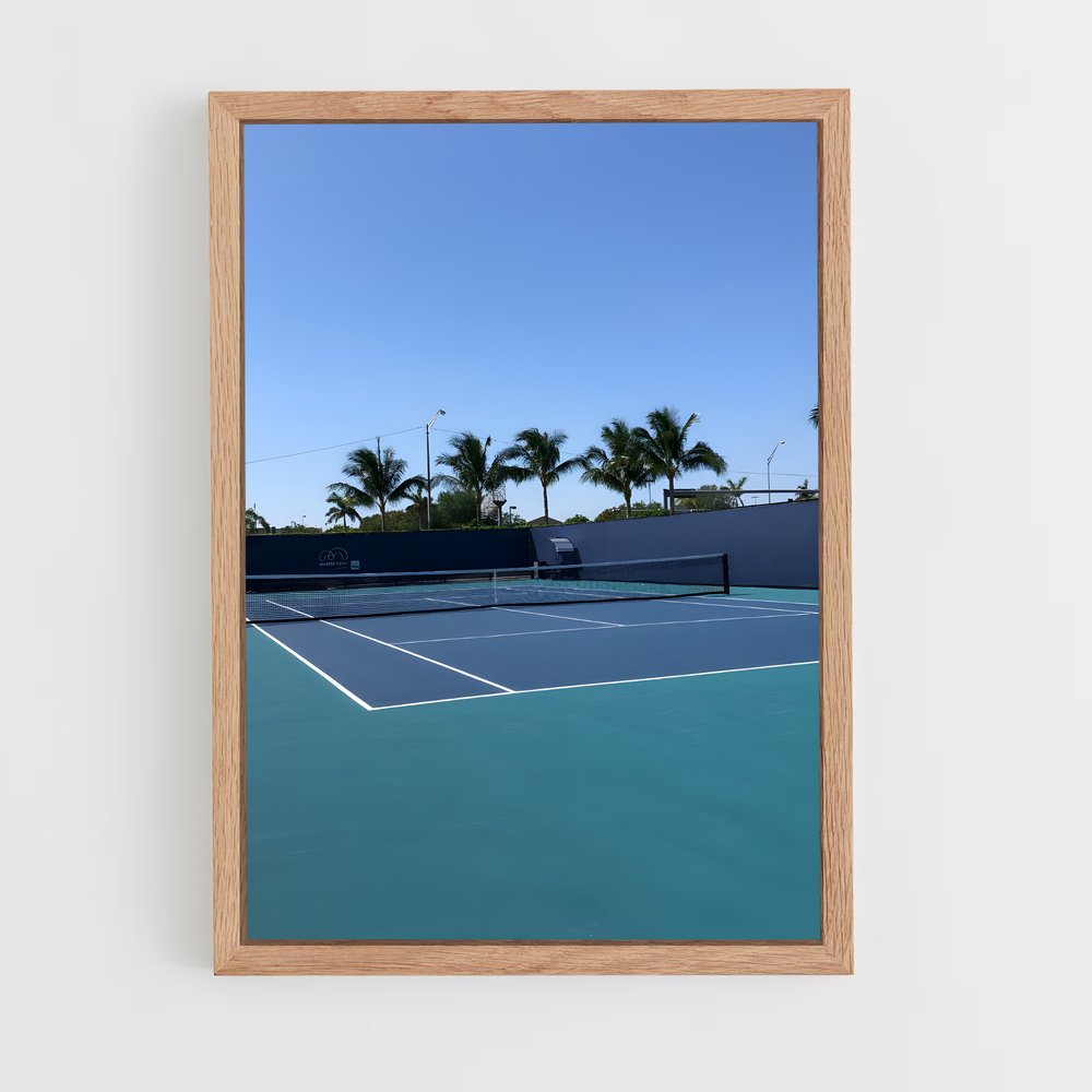 ap-miami open tennis-9 cadre Bois clair