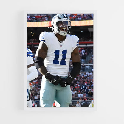 ap-micah parsons-7 cadre Blanc
