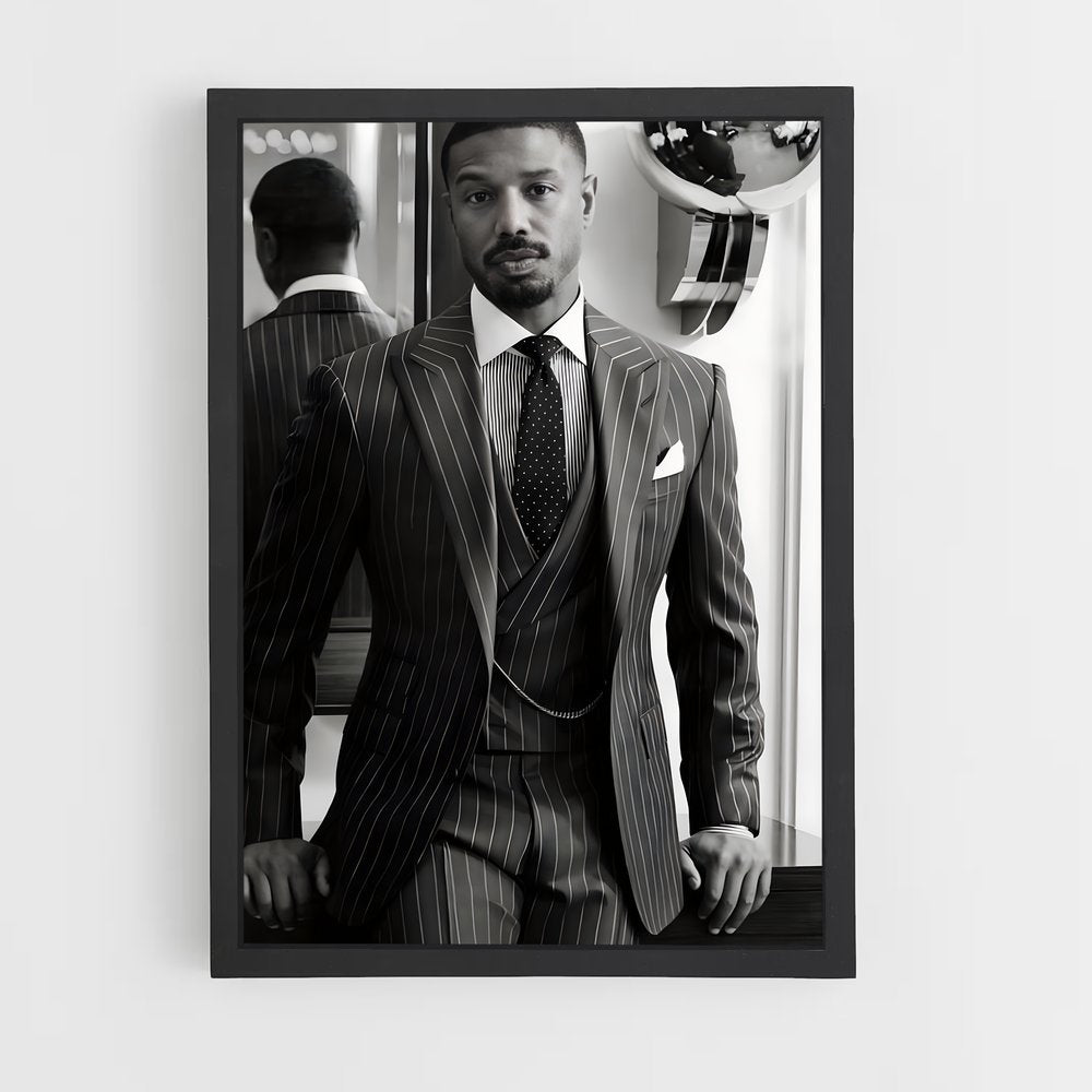 ap-michael b jordan-3 cadre Noir