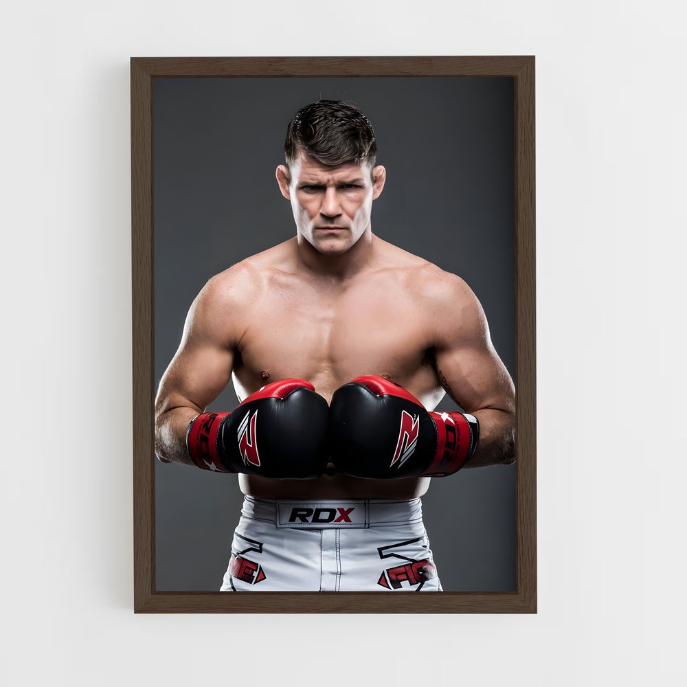 ap-michael bisping-2 cadre Bois foncé