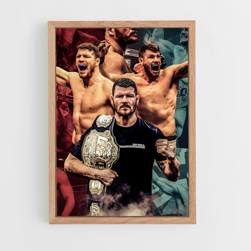 ap-michael bisping-5 cadre Bois clair