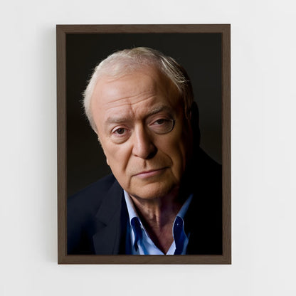 ap-michael caine-2 cadre Bois foncé
